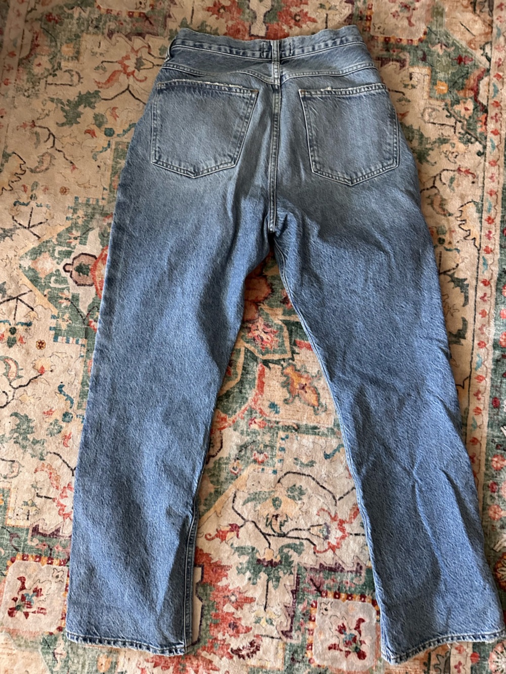 Agolde Light Blue Denim Jeans super cool design - Picture 5 of 5